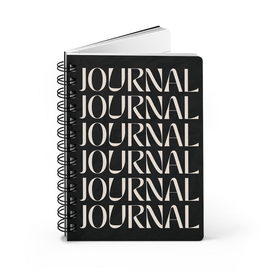 JOURNAL JOURNAL JOURNAL | Spiral Bound Journal | Made In The USA