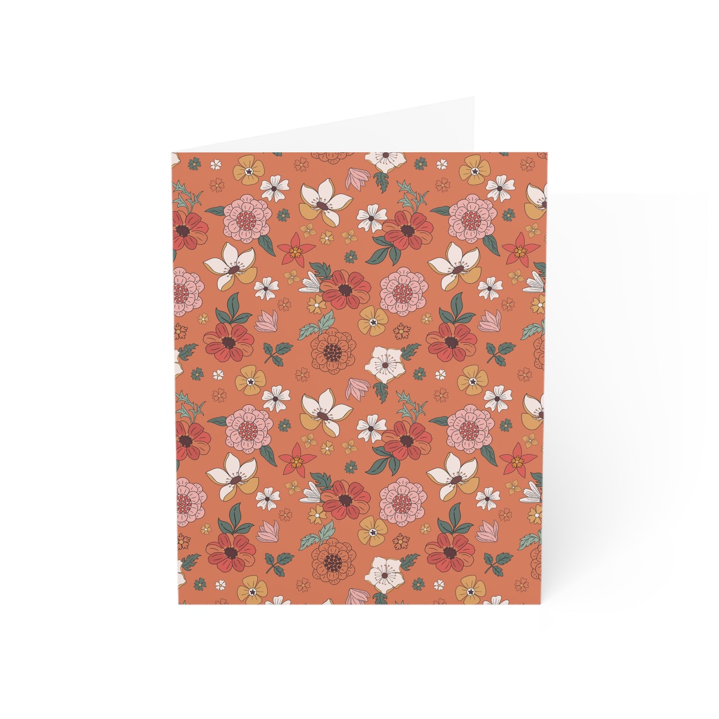 Floral Greeting Cards Set - 10pc