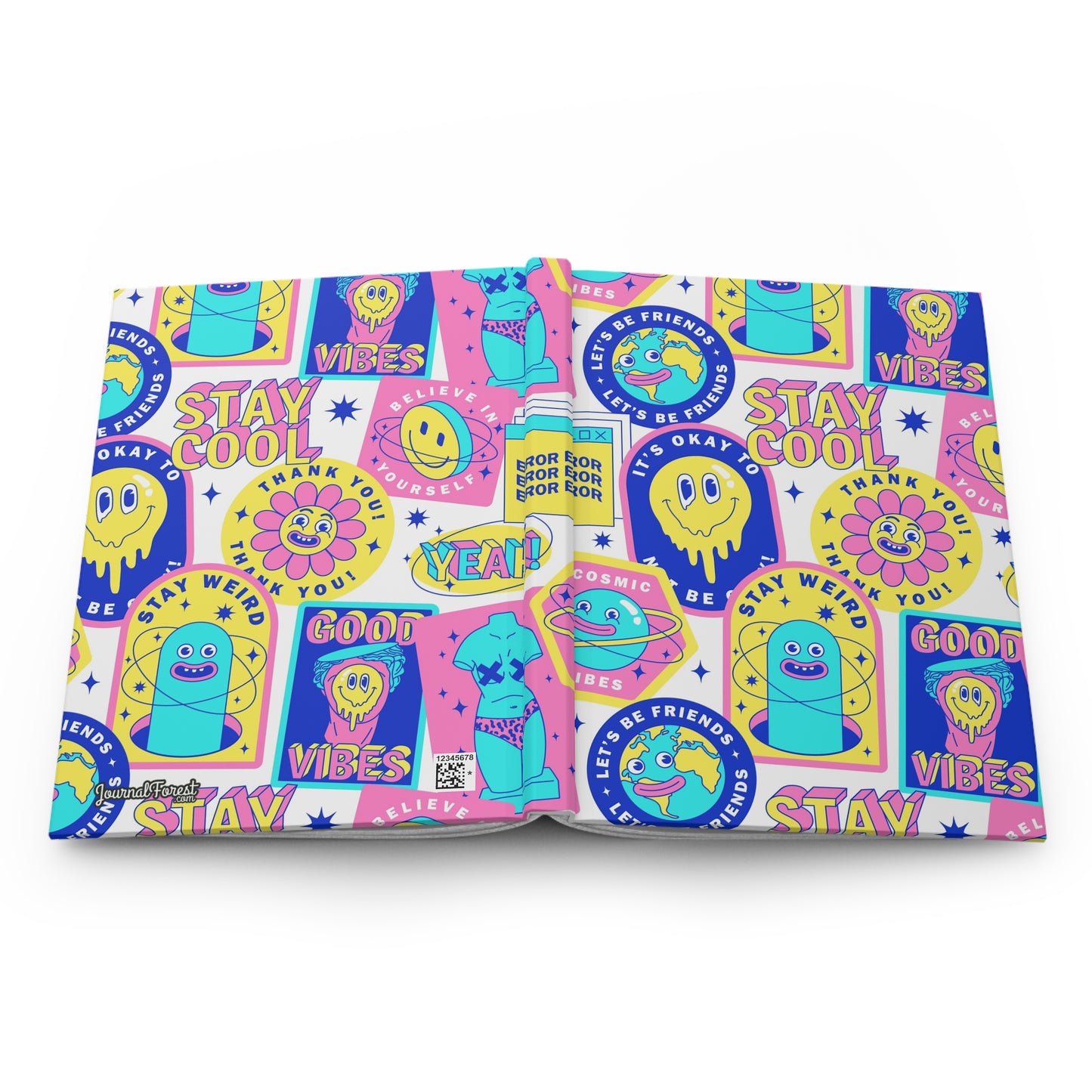 Stay Funky Stay Cool  | Hardcover Journal - Durable Quality Notebook