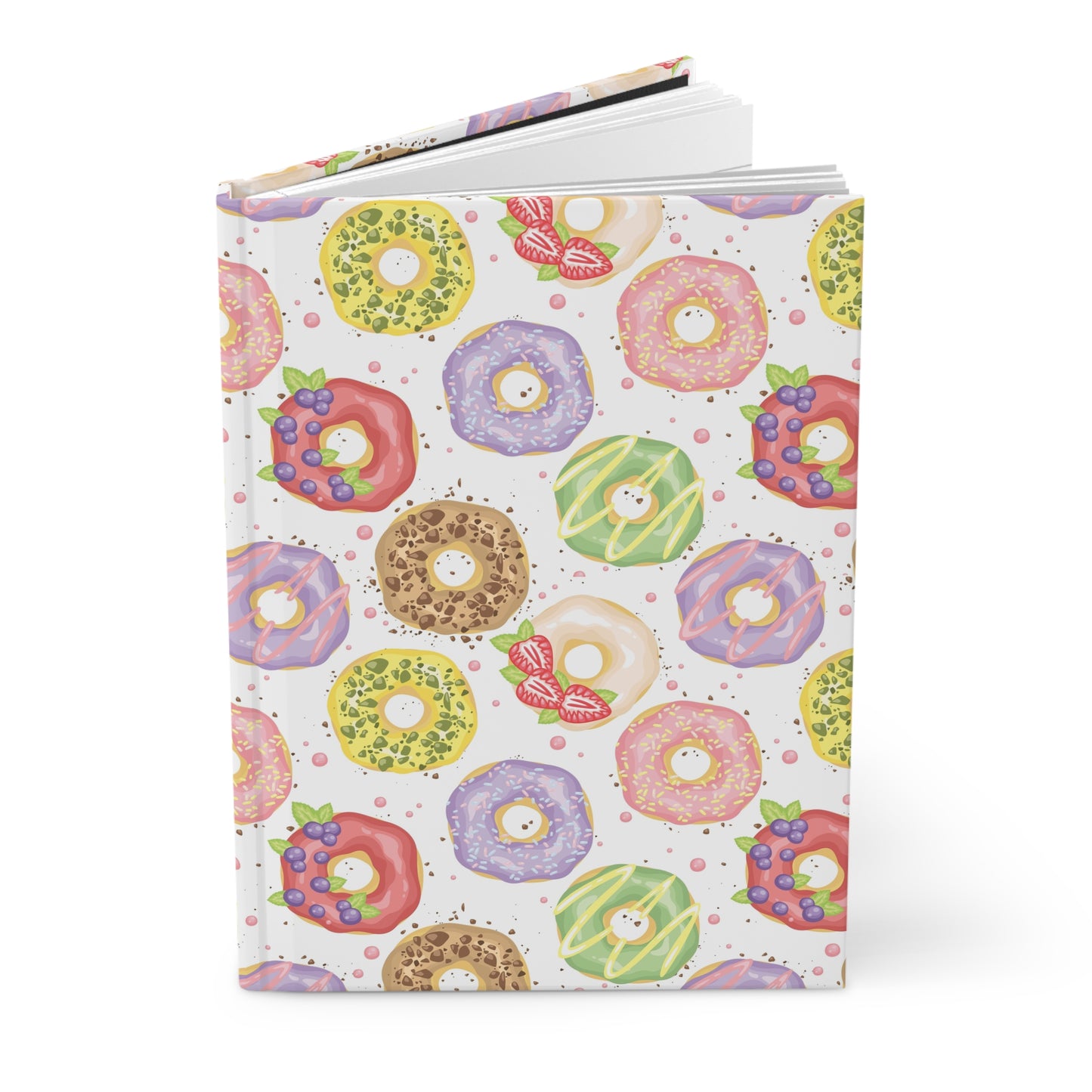 Daily Donut Delights  | Hardcover Journal - Durable Quality Notebook