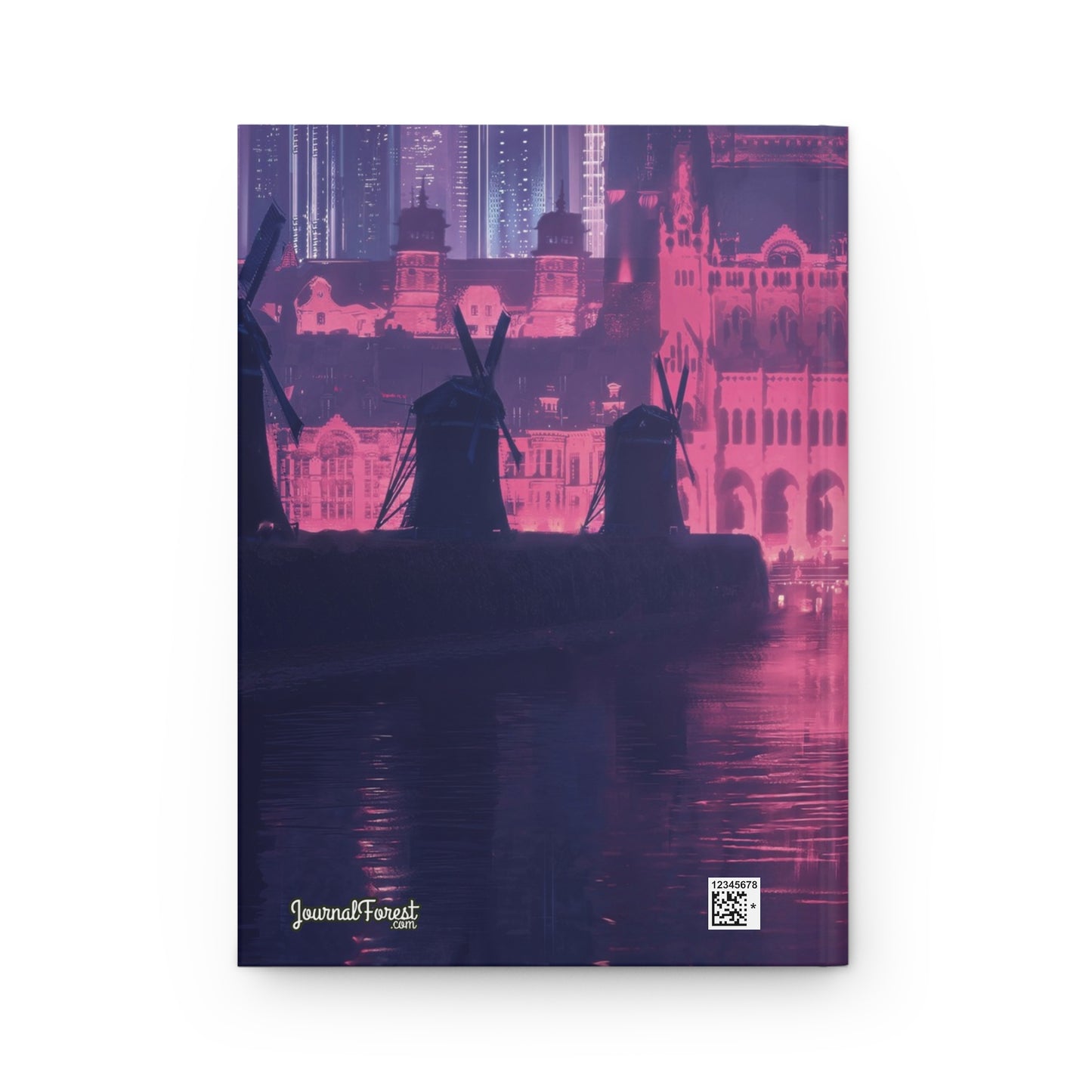 Anime Dreams: Neon Nights & Cyber Strings | Premium | Hardcover Journal Matte