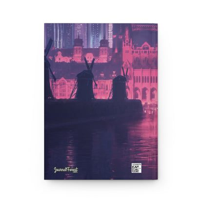 Anime Dreams: Neon Nights & Cyber Strings | Premium | Hardcover Journal Matte