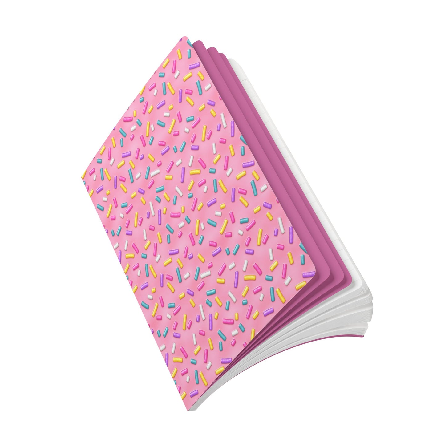 Pink Sprinkle Cake | Softcover Premium Journal Notebook