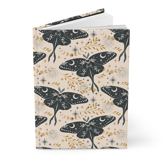 Mystical Moth  | Hardcover Journal - Durable Quality Notebook