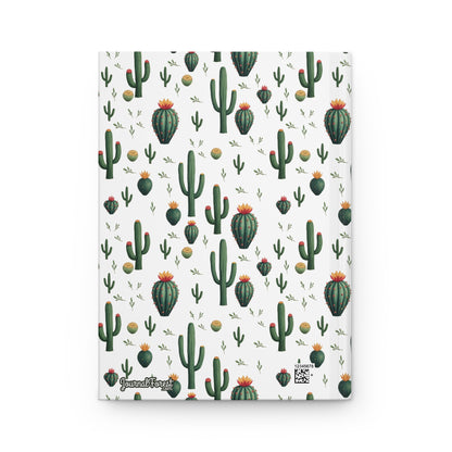 Desert Dreams - Cactus Pattern  | Premium | Hardcover Journal Matte