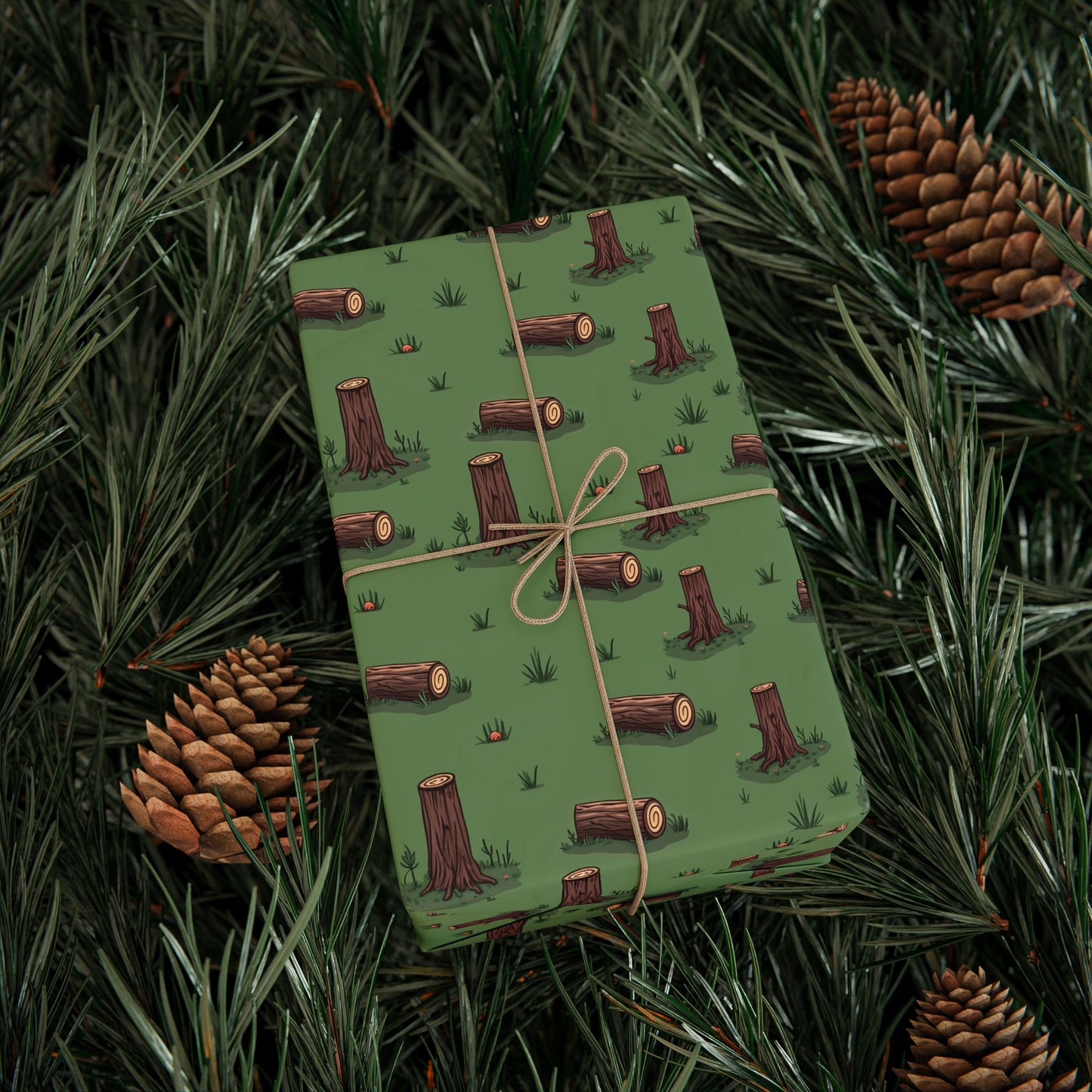 Rustic Lumberjack’s Path  | Pattern | Premium | Wrapping Papers