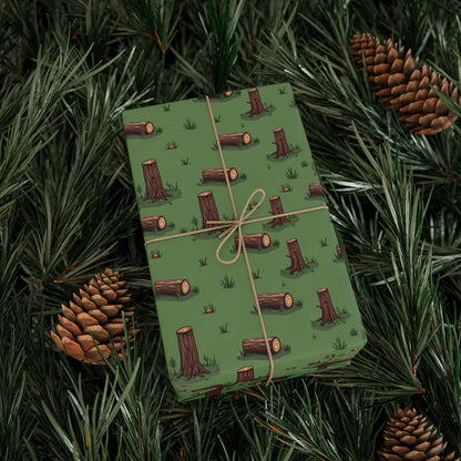 Rustic Lumberjack’s Path  | Pattern | Premium | Wrapping Papers