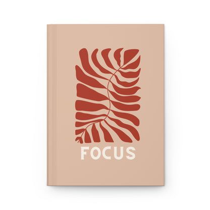 Focus Collection - Vintage Orange Fern | Premium | Hardcover Journal Matte