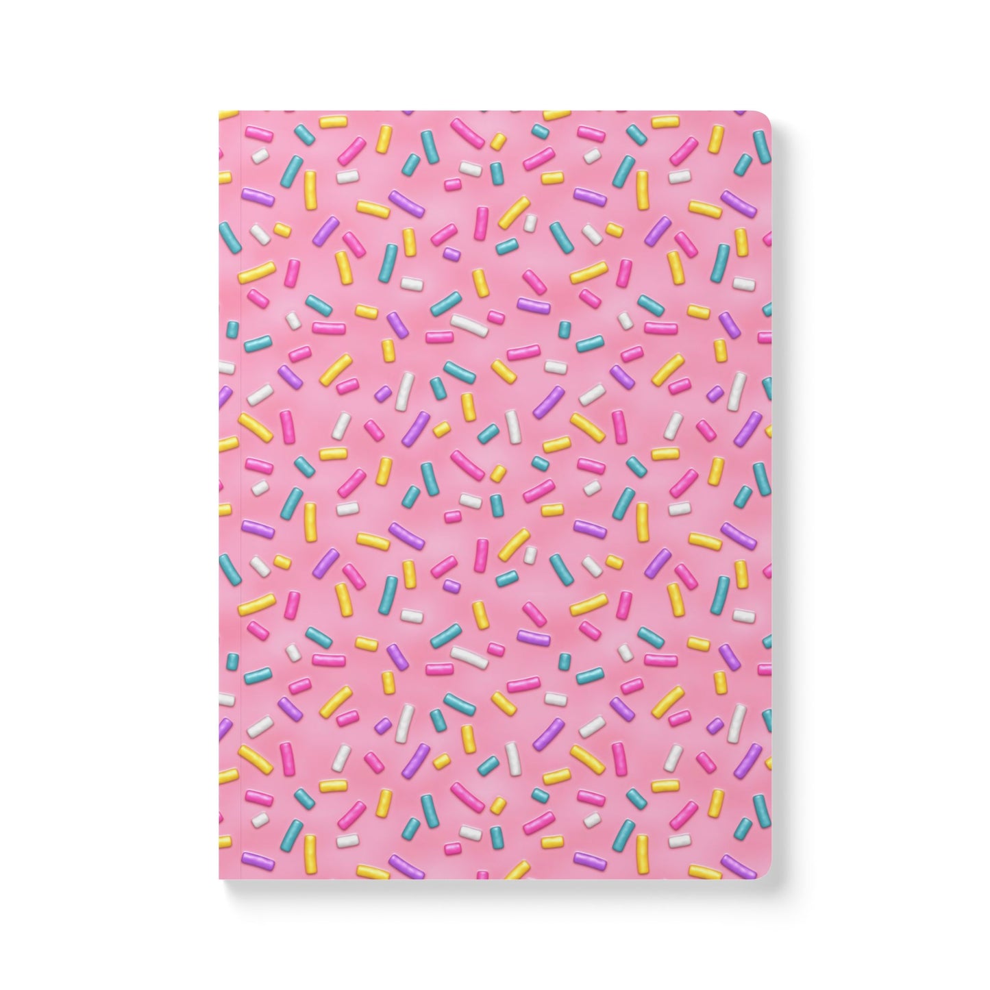 Pink Sprinkle Cake | Softcover Premium Journal Notebook