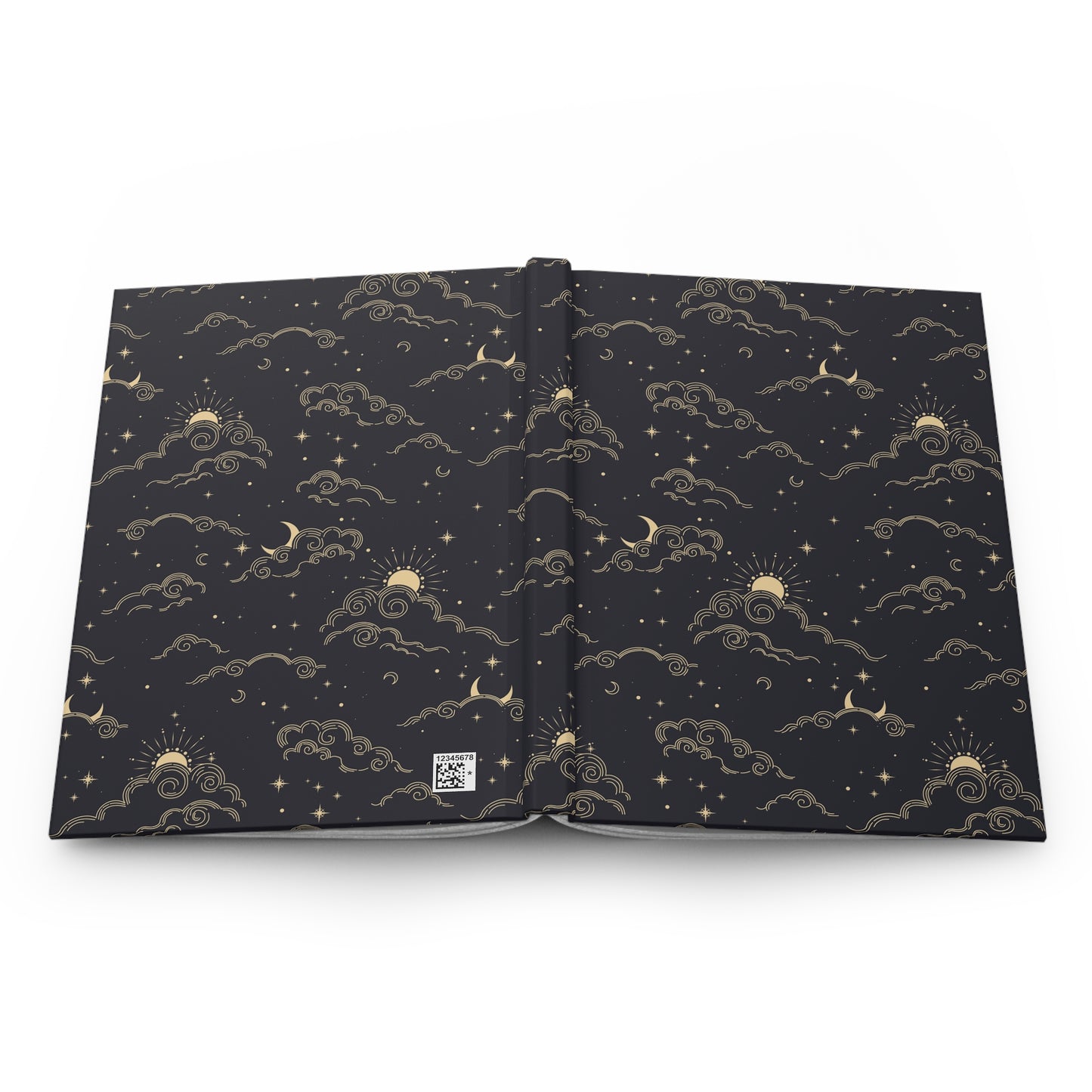 Golden Midnight Skies  | Hardcover Journal - Durable Quality Notebook