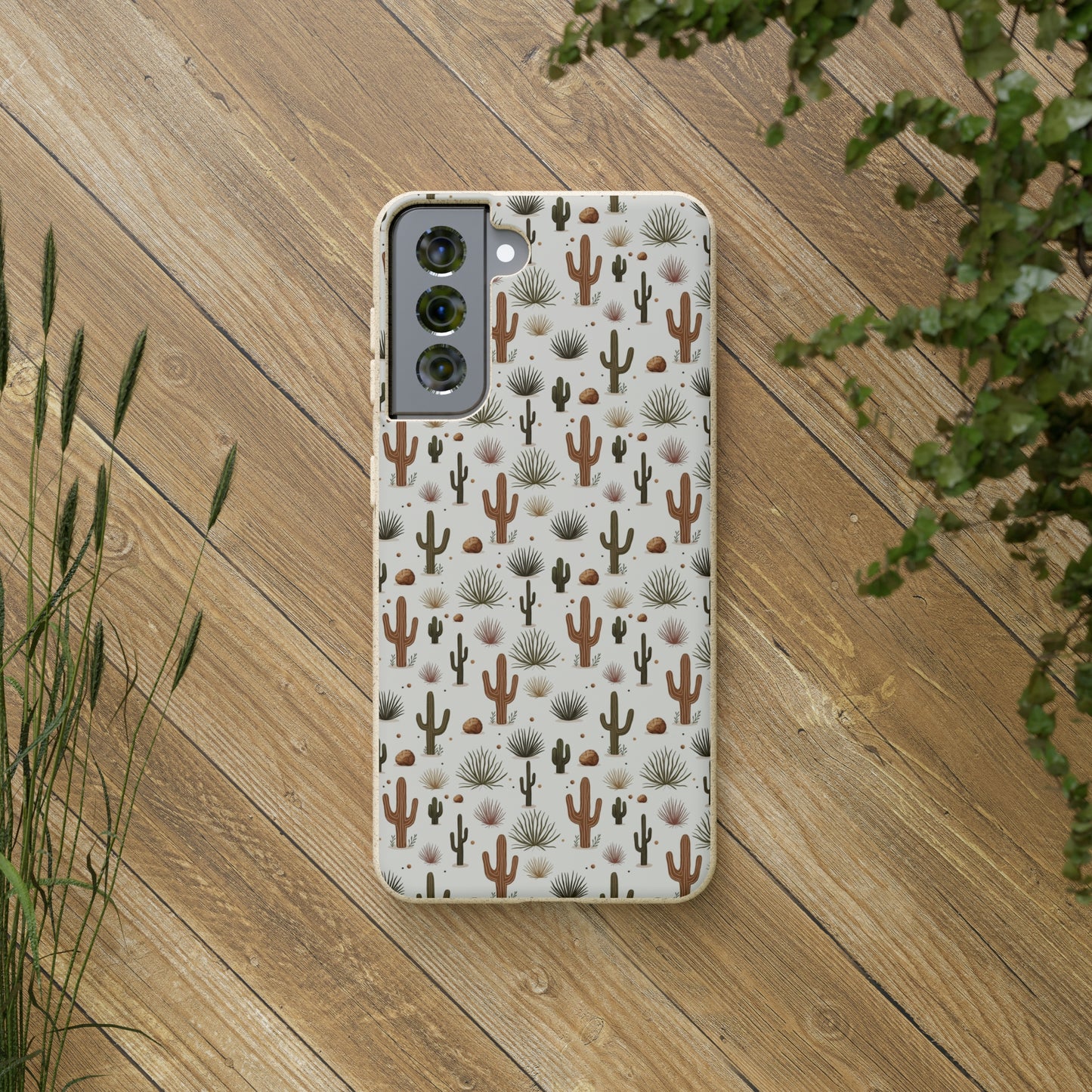 Desert Cactus Pattern | Premium | Biodegradable Cases