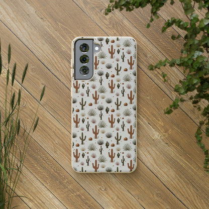 Desert Cactus Pattern | Premium | Biodegradable Cases