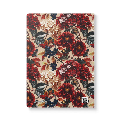 Velvet Flower Blooms | Softcover Premium Journal Notebook