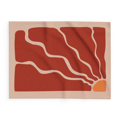 Boho-Chic Desert Sunset | Ultra-Soft Lightweight Arctic Fleece Blanket