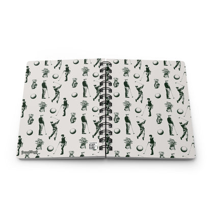 Timeless Greens and Swings | Spiral Bound Journal | Made In The USA