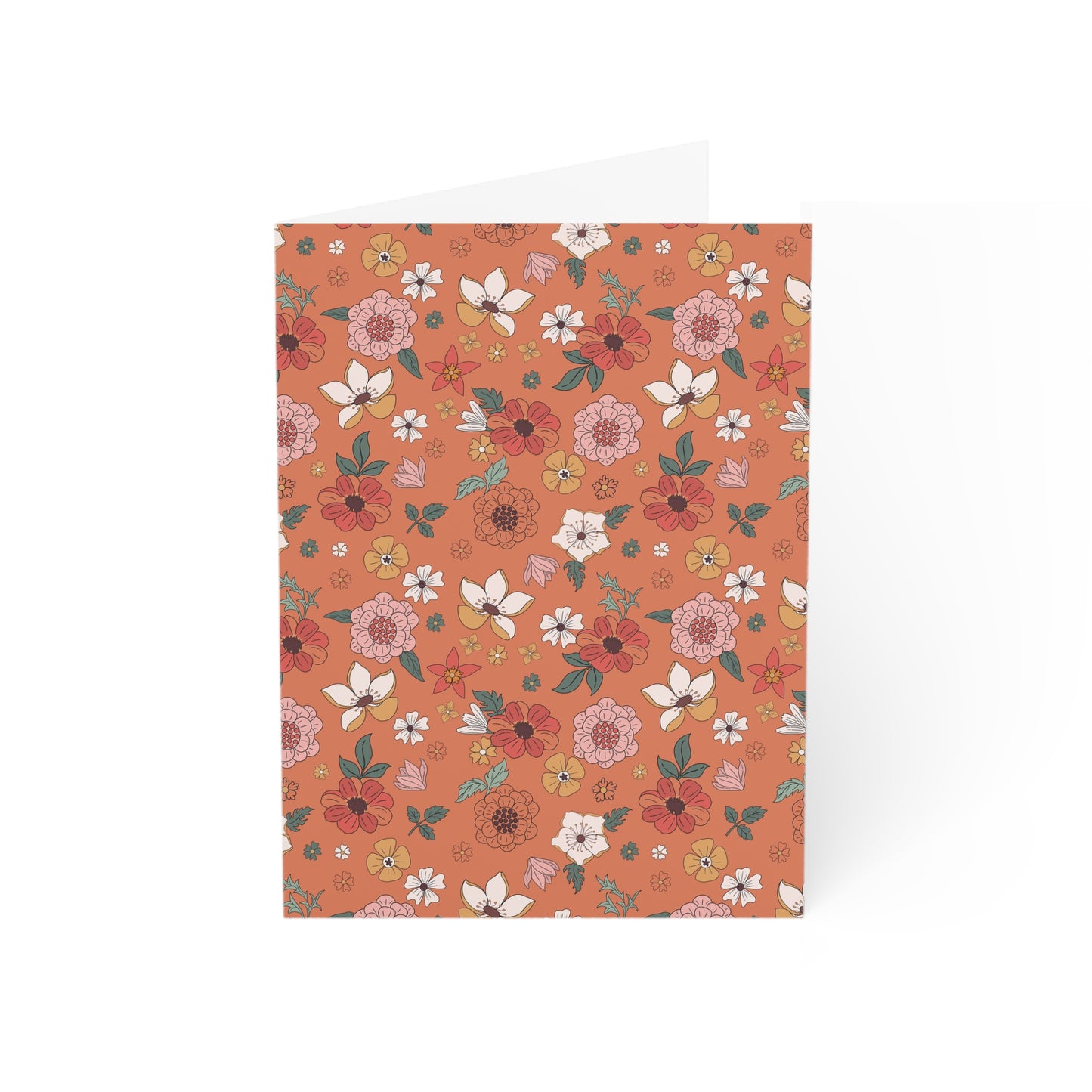 Floral Greeting Cards Set - 10pc