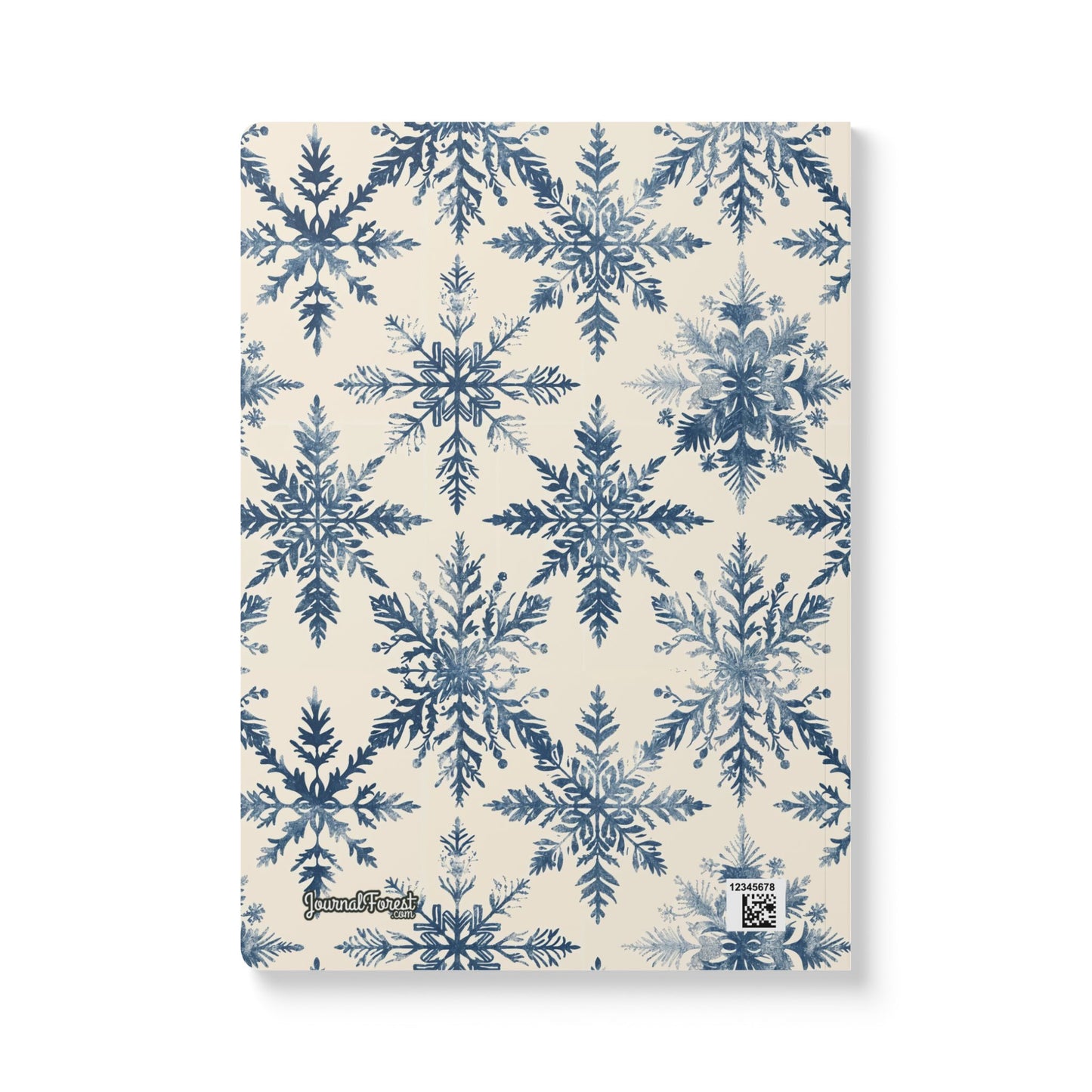 Vintage Winter Snowflake | Softcover Premium Journal Notebook