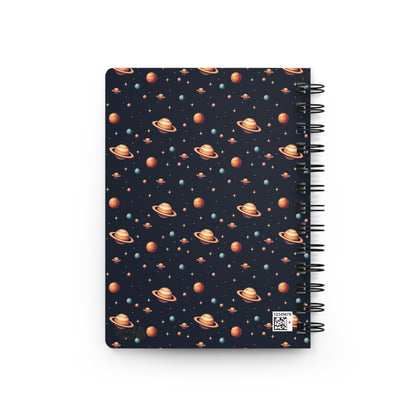 Cosmic Journeys Pattern | Spiral Bound Journal | Made In The USA