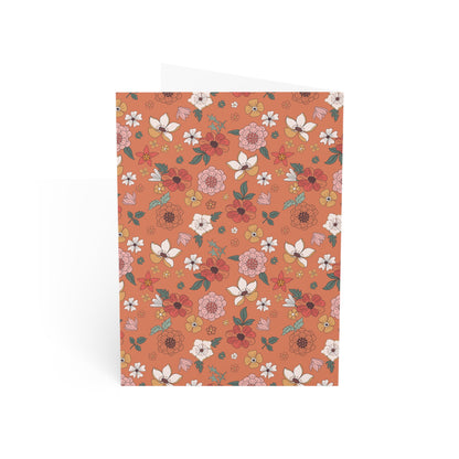 Floral Greeting Cards Set - 10pc