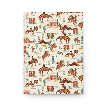 Western Frontier Cowboy  | Hardcover Journal - Durable Quality Notebook