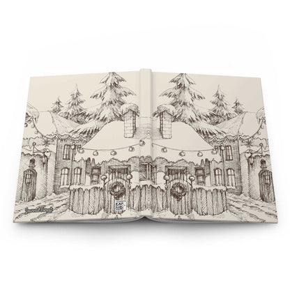 Snowy Whimsy  | Premium | Hardcover Journal - Durable Quality Notebook