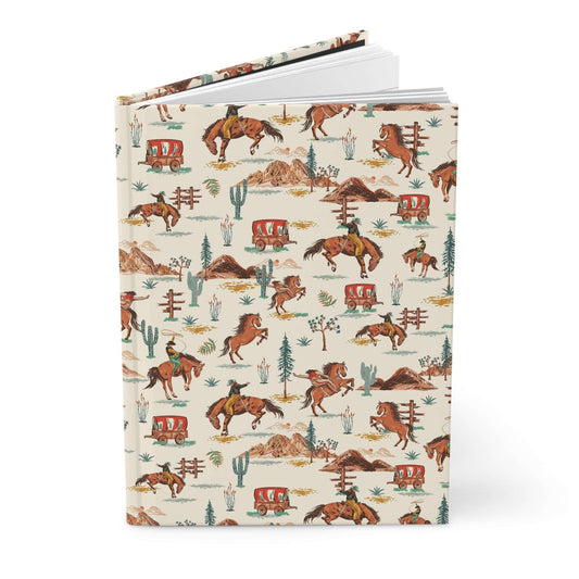 Western Frontier Cowboy  | Hardcover Journal - Durable Quality Notebook