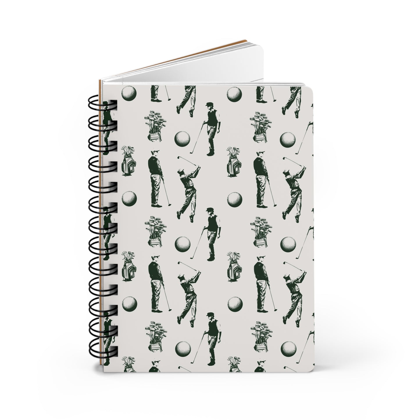 Timeless Greens and Swings | Spiral Bound Journal | Made In The USA