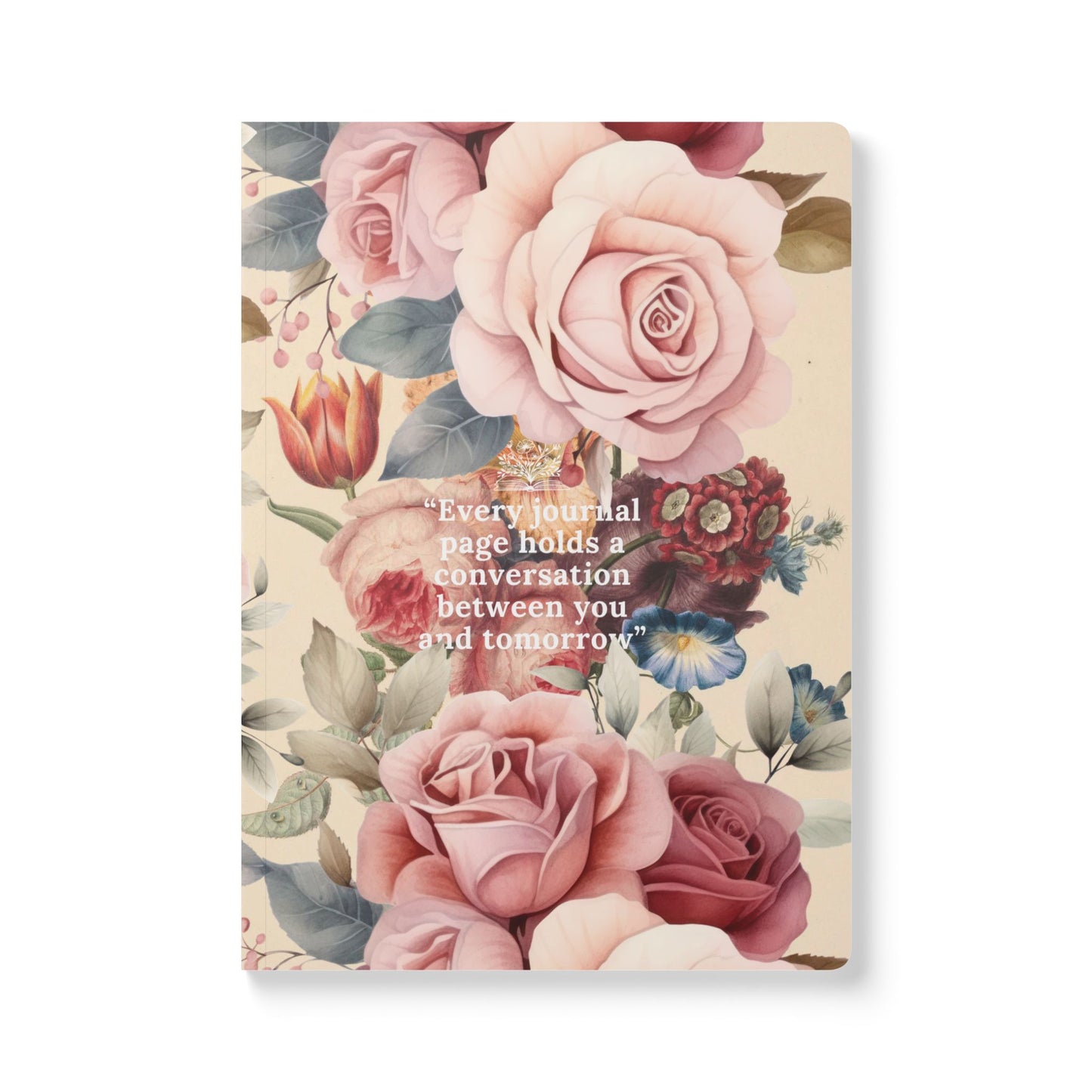 Conversations with Tomorrow: Vintage Floral  | Softcover Premium Journal Notebook