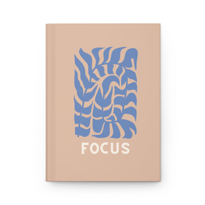 Focus Collection - Blue Ferns | Premium | Hardcover Journal Matte