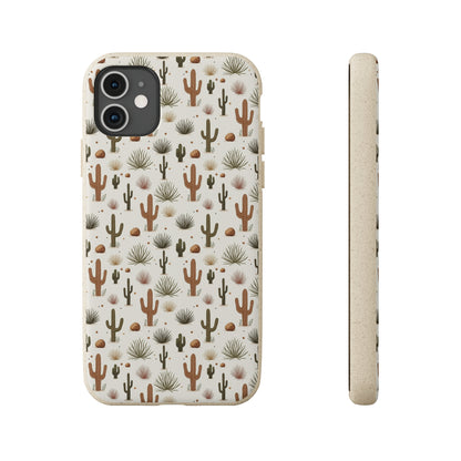 Desert Cactus Pattern | Premium | Biodegradable Cases