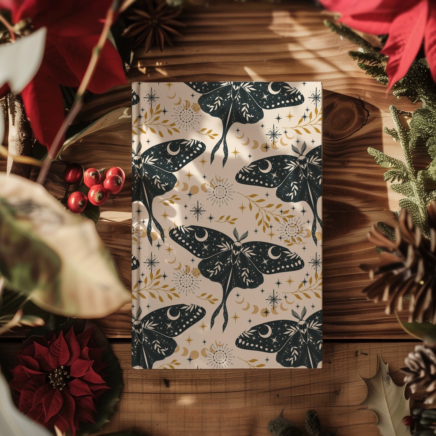 Mystical Moth  | Hardcover Journal - Durable Quality Notebook