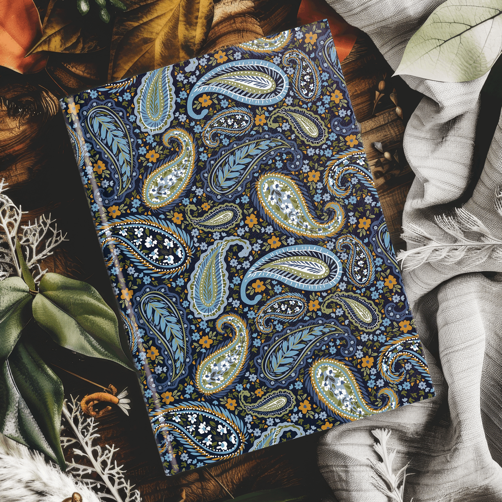 Paisley Nights  | Hardcover Journal - Durable Quality Notebook