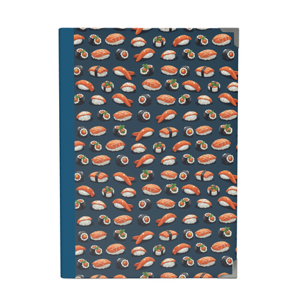 Sushi Time Pattern | Luxury Planner 2025 with Italian Book Blocks