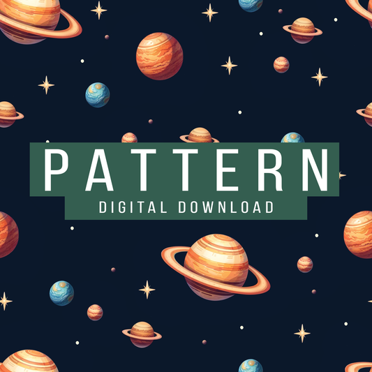 Celestial Space Adventure  Pattern | Crafts & Prints | Digital Download